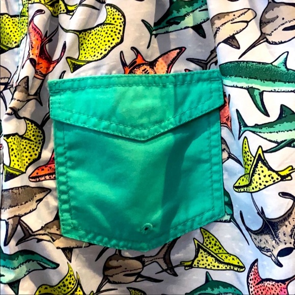 Cat & Jack Boys’ Sea Animal Print Swim Trunks - Picture 4 of 7